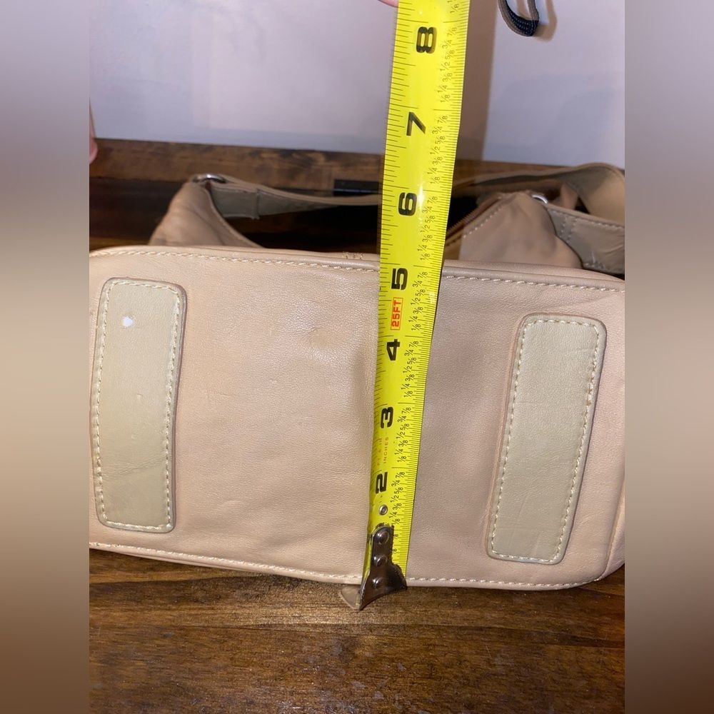Hush Puppies Tan Leather Shoulder Purse Bag - Picture 11 of 11